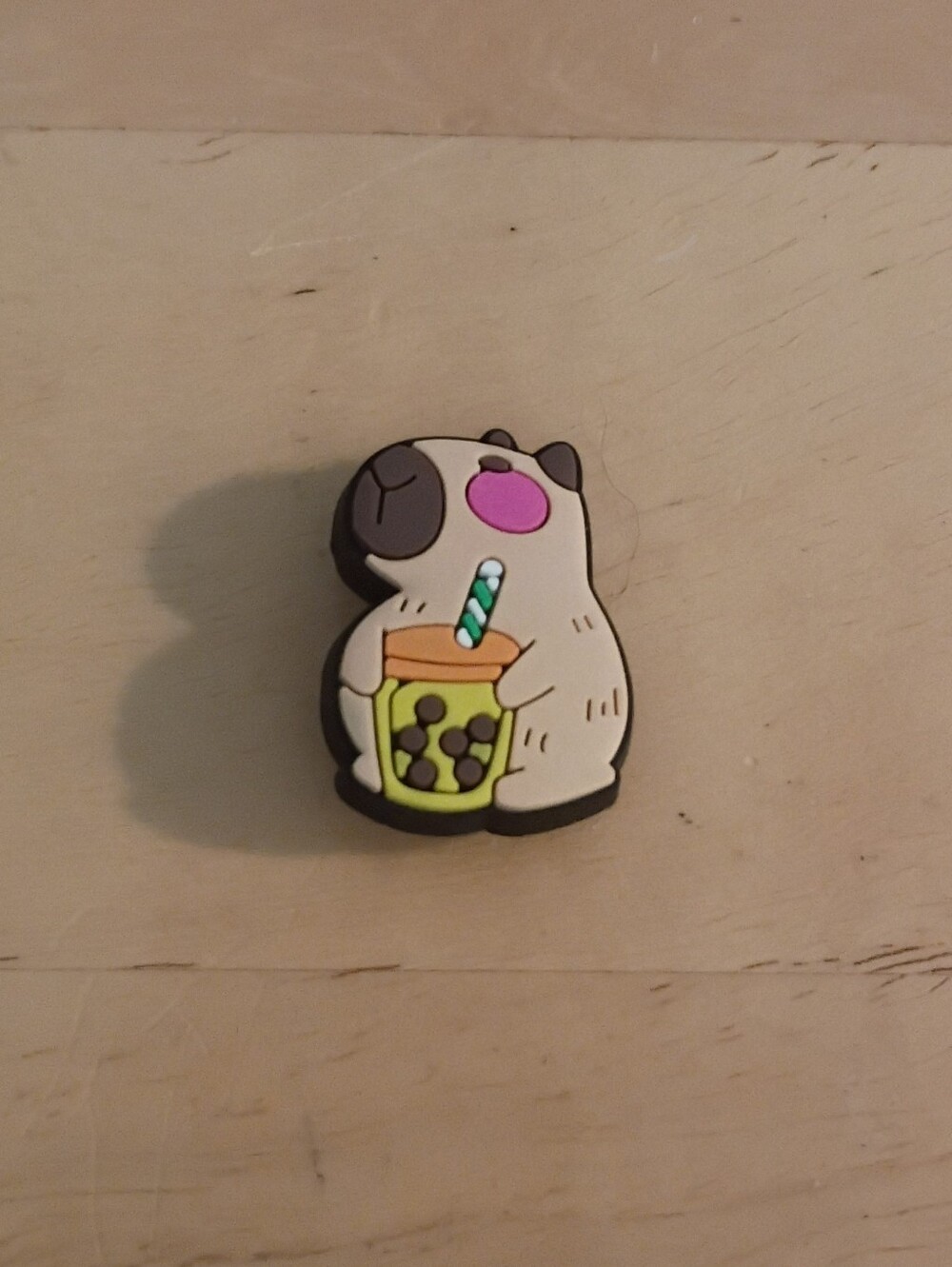 10 for $10 Jibbitz Croc Charms - Capybara Drinking Boba Tea - New Shoe Charms